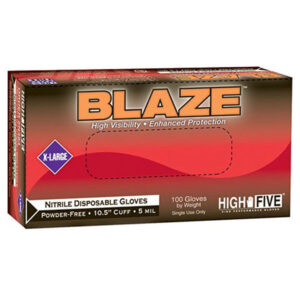 Blaze Nitrile Powder-Free Gloves