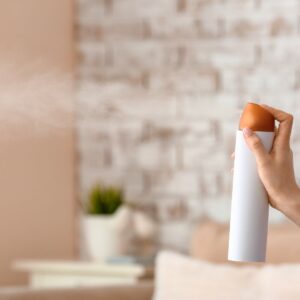 Chemical air fresheners and cleaners are a common indoor air pollution.