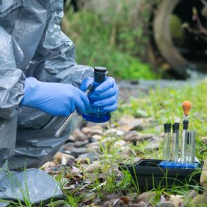 water testing in the field