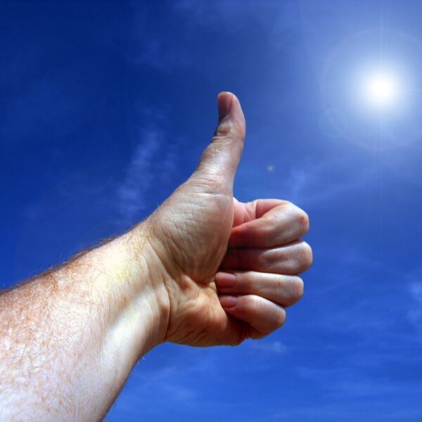 photo of thumbs up